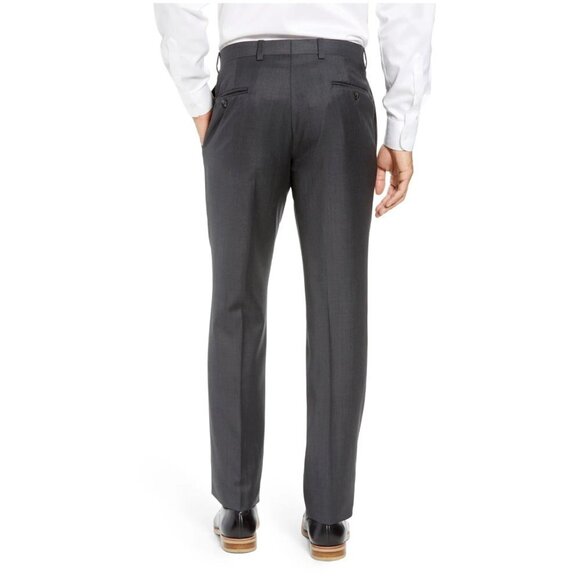 Ted Baker London‎ Jefferson Pant Flat Front Wool Dress Pants Mens 38 Regular NEW - Picture 1 of 12